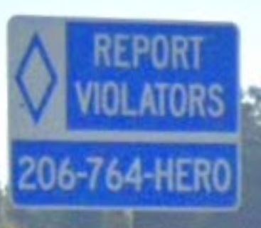 206-764-HERO Sign - Located at: 47.639398, -122.249866